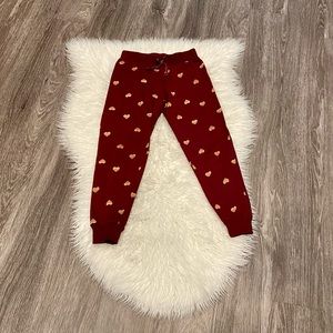 Love Republic Heart Jogger Sweatpants Size S 7-8